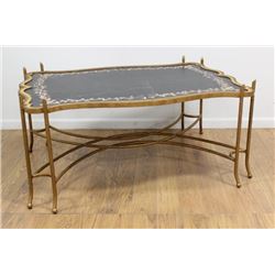 Faux Bamboo Leg Table