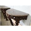 Image 2 : Pair Modern Black Forest Demilune Consoles