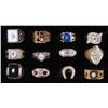 Image 1 : Case of 12 Men's Rings