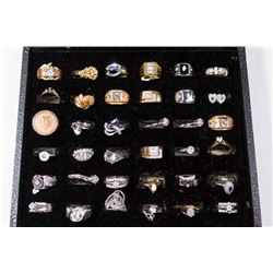 Case of 36 Mixed Men's & Ladies Rings