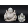 Image 1 : 2 Chinese Porcelain Buddha Figures