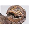 Image 2 : Pair Gilt Wood Foo Dogs
