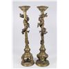 Image 1 : Pair Chinese Figural Candlesticks