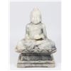 Image 1 : Seated Alabaster Figure of Buddha on Lotus