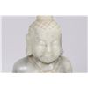 Image 2 : Seated Alabaster Figure of Buddha on Lotus