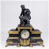 Image 1 : Neoclassic Style Black Marble & Gilt Bronze Clock