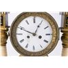Image 2 : Antique Portico Wood Clock with Alabaster Columns