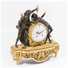 Image 1 : French Bronze Clock with Bacchanalian Scene
