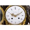 Image 2 : French Bronze Clock with Bacchanalian Scene
