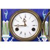 Image 2 : French Reproduction Enamelled Brass Mantel Clock