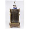 Image 7 : French Reproduction Enamelled Brass Mantel Clock