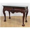 Image 1 : Reproduction Marble Top Claw Leg Table