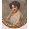Image 2 : Oval French Portrait of a Girl