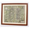 Image 2 : Group Lot of 5 Antique Framed European Maps