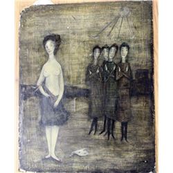 Carol Blanchard Oil on Board