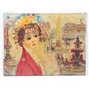 Image 1 : Paris Street Scene with Woman