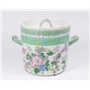 Image 1 : Chinese Porcelain Rose Medallion Rice Bucket