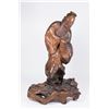 Image 1 : Chinese Carved Wood Figure of a Deity