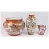 Image 1 : 3 Japanese Satsuma Items