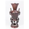 Image 1 : Chinese Bronze Ornate Vase with Dragons