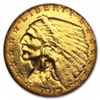Image 1 : $2.50 Indian Gold Quarter Eagle (1908-1929). NUMISMATIC GOLD COIN