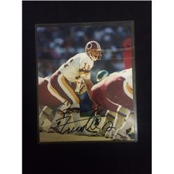 AUTOGRAPHED GUS FREROTTE 8" X 10" PHOTO WASHINGTON REDSKINS W/ COA