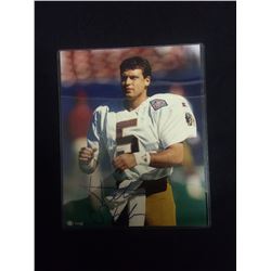 AUTOGRAPHED HEATH SHULER 8" X 10" PHOTO WASHINGTON REDSKINS W/ COA