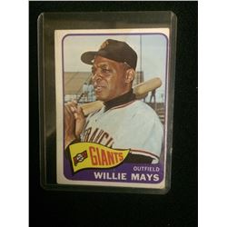 1965 WILLIE MAYS TOPPS BASEBALL TRADING CARD #250 SAN FRANCISCO GIANTS