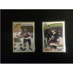MIKE BOSSY & BRYAN TROTTIER HOCKEY TRADING CARDS