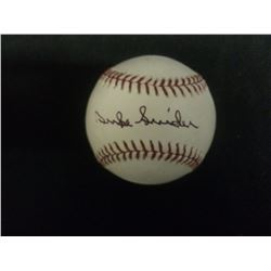 HAND SIGNED DUKE SNIDER OFFICIAL MAJOR LEAGUE BASEBALL PSA COA