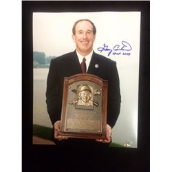 2003 AUTOGRAPHED GARY CARTER HALL OF FAME 8" X 10" PHOTO
