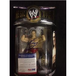 KEN SHAMROCK ACTION FIGURE SIGNED IN BOX W/ COA