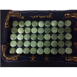 50 PIECES ROUND POLISHED CHINESE JADE