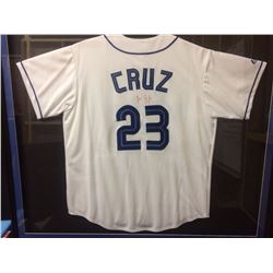 AUTHENTIC AUTOGRAPHED JOSE CRUZ TORONTO BLUE JAYS BASEBALL JERSEY