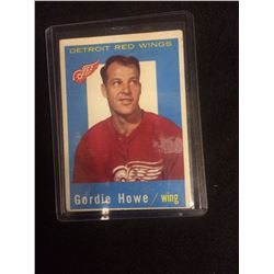 1959 TOPPS GORDIE HOWE HOCKEY CARD