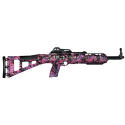 Hi-Point 995TSPI 995TS Tactical Rifle Semi-Automatic 9mm 16.5" 10+1 Polymer Skeleton Pink Camo Stock