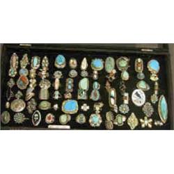 Box of Turquoise Rings