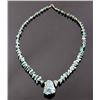 Image 2 : Early Navajo No 8 Spider Matrix Turquoise Necklace