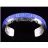 Image 8 : Navajo Blue Lightning Ridge Opal Sterling Bracelet