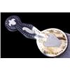 Image 4 : Plains Beaver Back Dag Knife Silver Inlay 19th C.