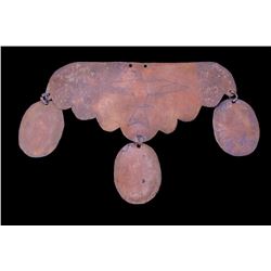 Hunkpapa Sioux Wakinyan Tanka Copper Gorget 18th-