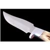 Image 3 : Ruana "M" Stamp Hunter Knife & Leather Scabbard
