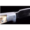 Image 9 : Ruana "M" Stamp Hunter Knife & Leather Scabbard