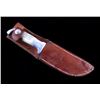 Image 11 : Ruana 14B Skinner Knife & Scabbard Bonner Montana