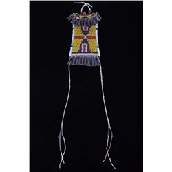 Kiowa Strike-A-Lite Beaded Bag 19th Century