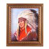 Image 10 : Original Native American Indian Oil Painting