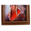 Image 4 : Original Native American Indian Oil Painting