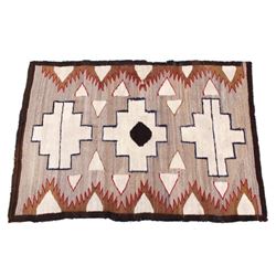 Navajo Old Crystal Trading Post Rug Early 1900