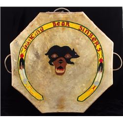 Flathead Native American Indian Large Pow-Wow Drum