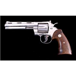 Colt Python 357 Magnum Nickel Revolver RARE c 1969